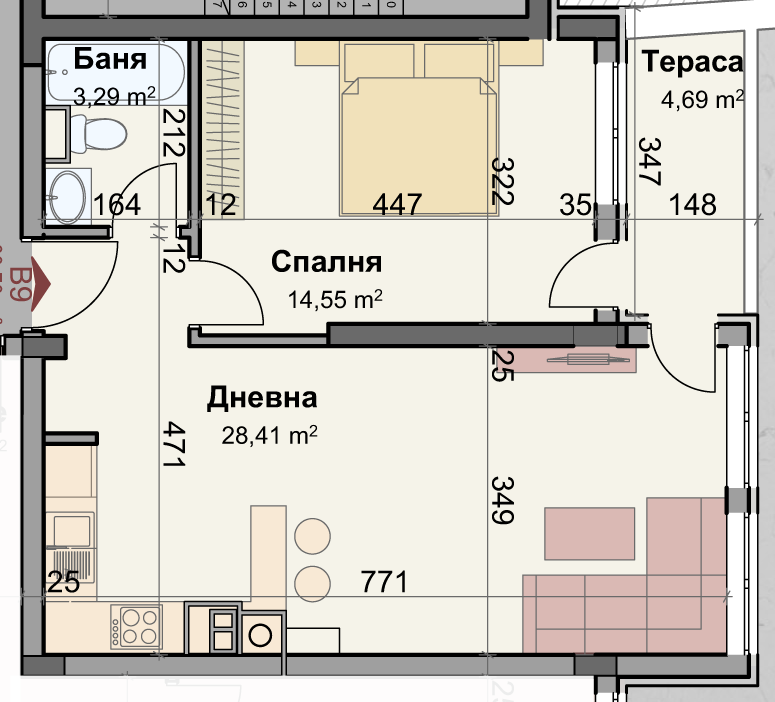 Апартамент В9